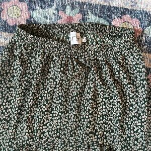 Princess polly green midi skirt